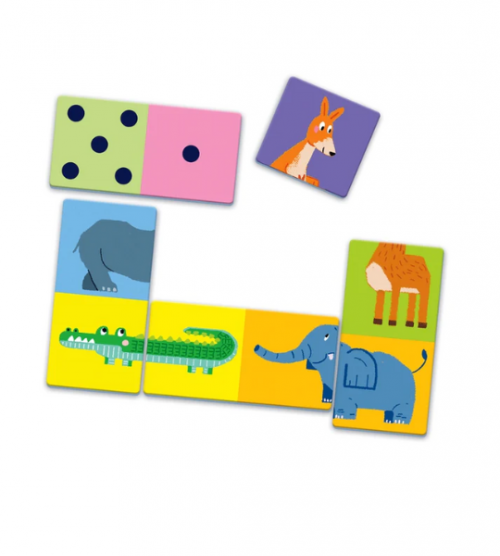 Clementoni – Dominos Éducatifs Chiffres & Animaux