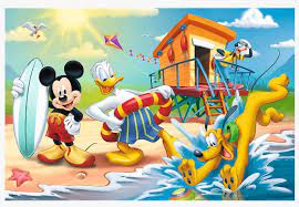 TREFL- puzzle 60 pièces Mickey and friends