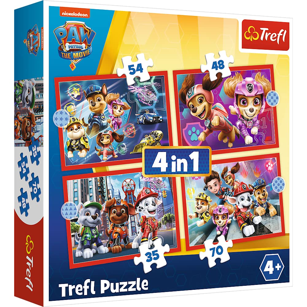 TREFL- puzzle 4en1 Paw Patrol
