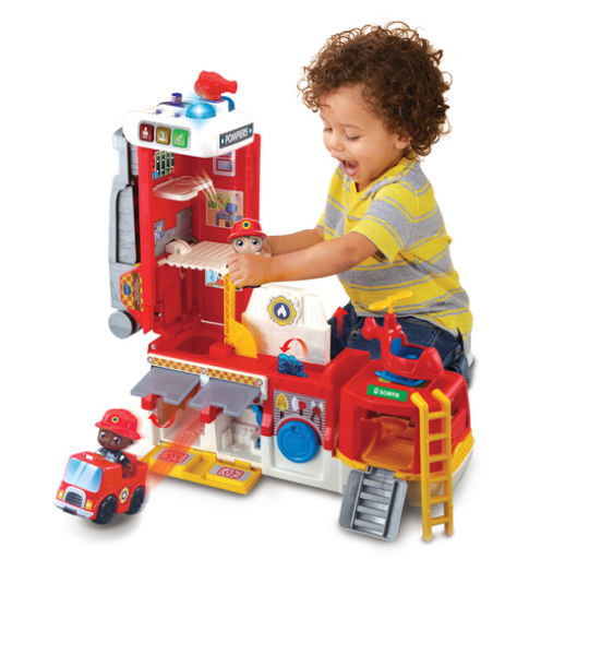 vtech-tutu copain: super camion caserne des pompiers 2en1