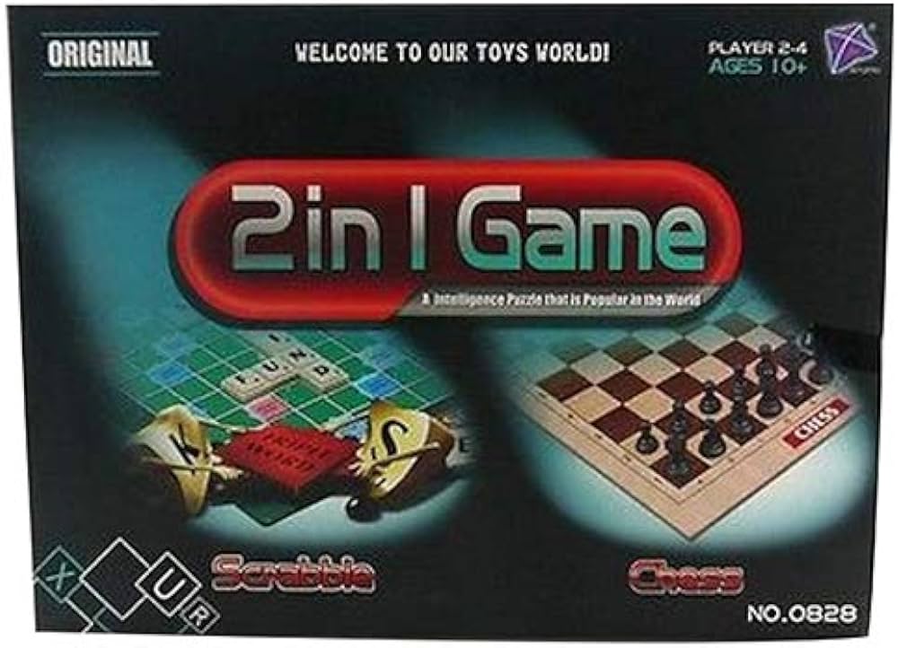 2IN1 GAME- Scrabble et Echecs