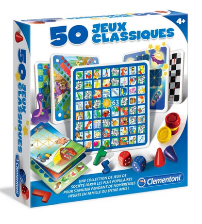 CLEMENTONI- 50 jeux classiques