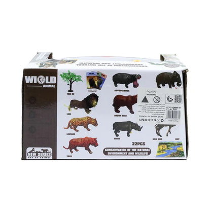 Figurines Animaux Sauvages – Set « Animal World Wild Animal Model » pour Jeux & Apprentissage