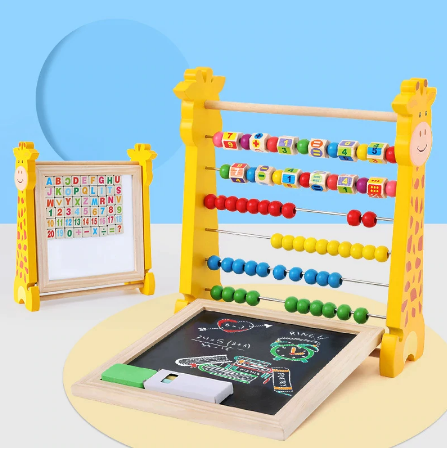 GIRAFFE PAINTING BOARD COUNTING FRAME