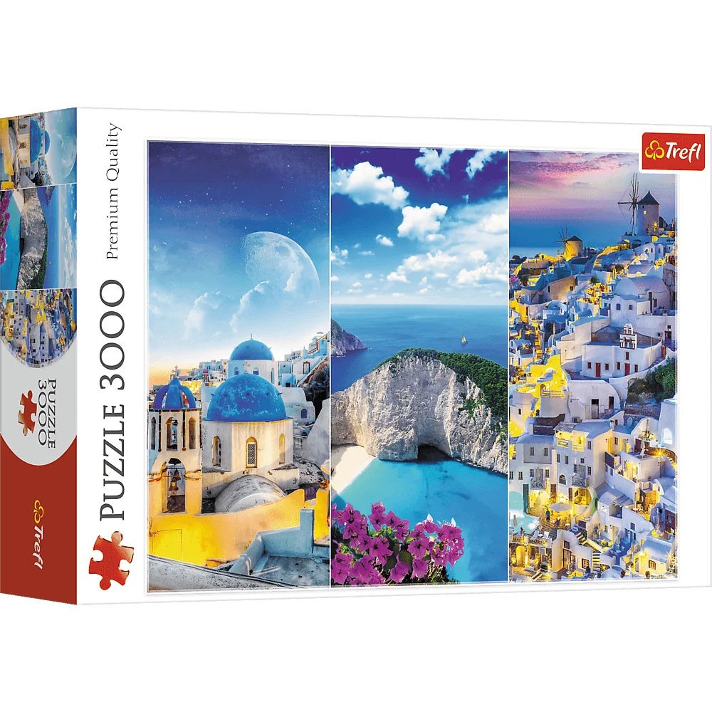 TREFL- puzzle 3000 pièces image Grèce