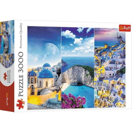 TREFL- puzzle 3000 pièces image Grèce
