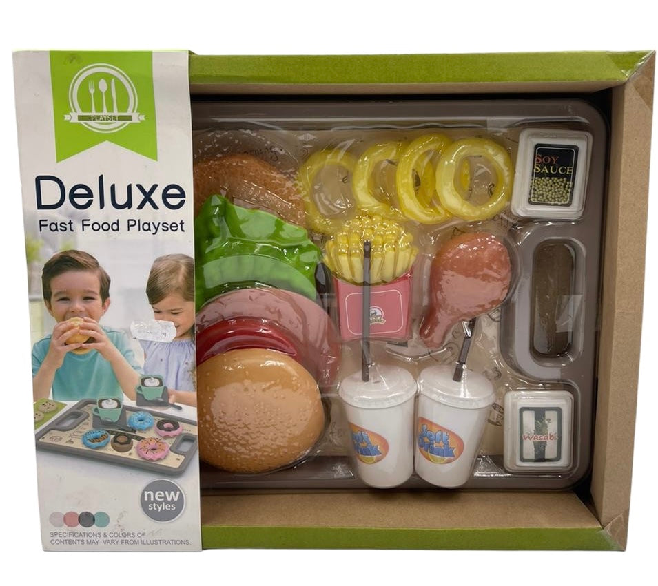 Set Deluxe Fast‑Food – Cuisine & Service pour Enfants