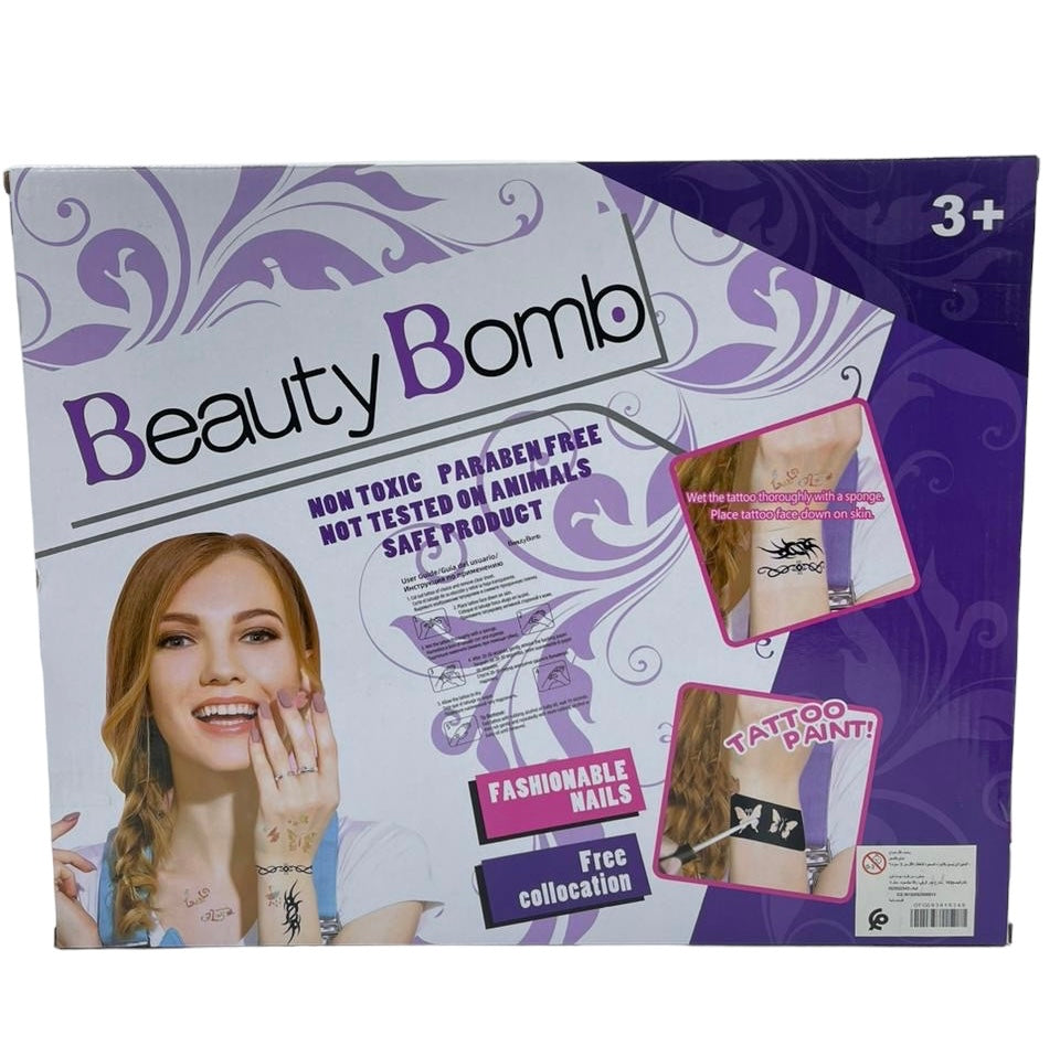 Beauty Bomb – Set Nail & Tattoo Junior pour Enfants
