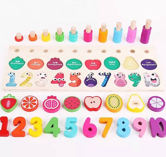 RAINBOW FRUIT LOGARITHMIC BORAD