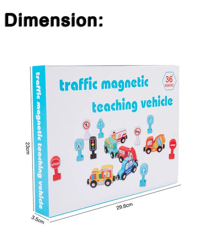 TRAFFIC MAGNETIC TEACHING VEHICULE