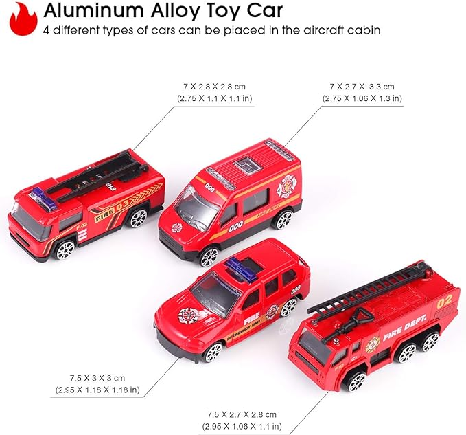 Set Pompier Air & Secours – Jeu d’Aventure et Sauvetage pour Enfants