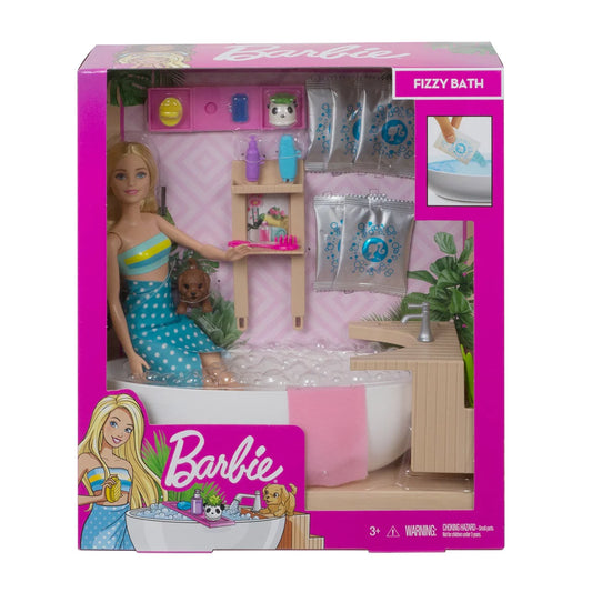 BARBIE coffret barbie de bain colorée et moussant