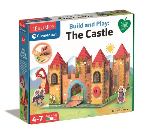 CLEMENTONI- build and play the castle