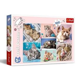 TREFL- puzzle 100 pièces chats