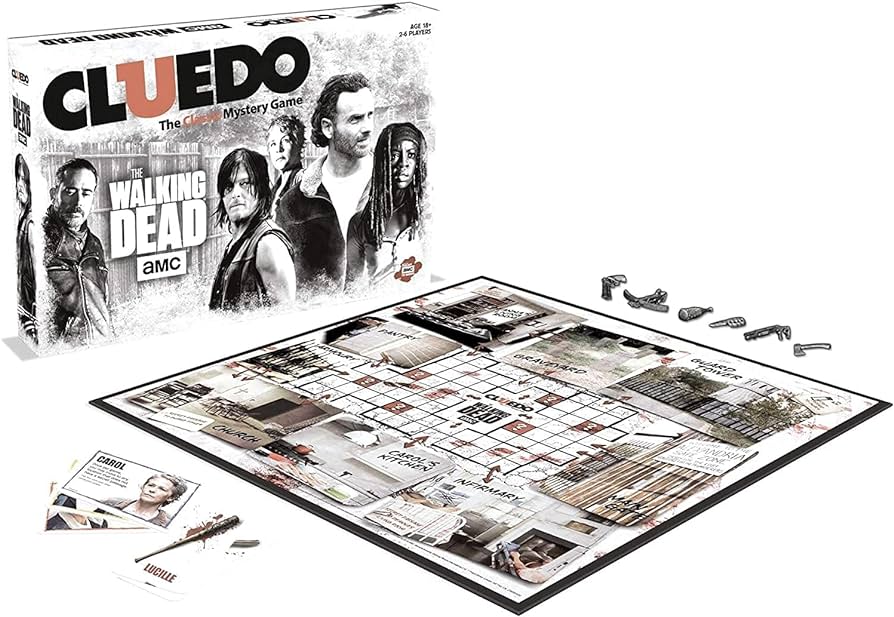 HASBRO- cluedo the walking death