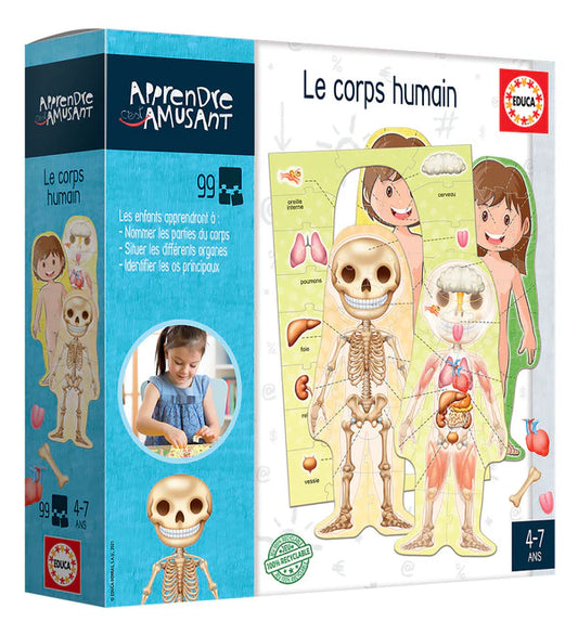 Educa – Découvre le Corps Humain : Puzzle & Anatomie Ludique