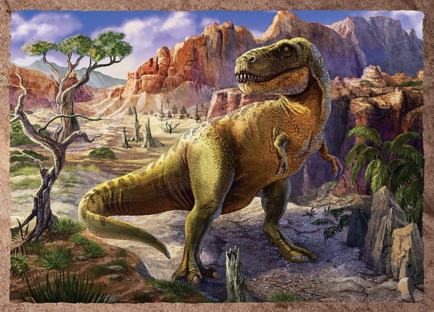 TREFL- puzzle 4en1 Dinosaures