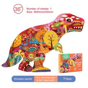 Coffret Puzzle “Monde des Dinosaures – 71 pièces” 🦖