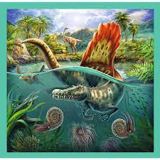 TREFL- puzzle 3en1 dinosaures