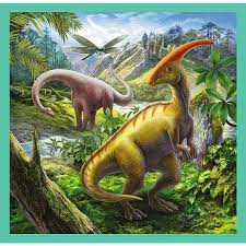 TREFL- puzzle 3en1 dinosaures