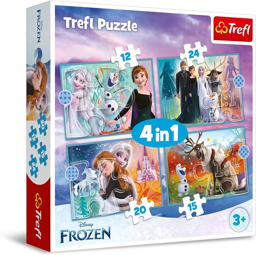TREFL- puzzle 4en1 Frozen