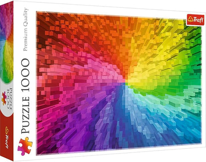 TREFL- puzzle 1000 pièces gradient multicolore