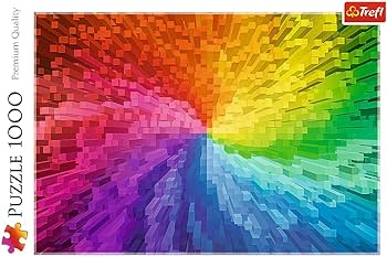 TREFL- puzzle 1000 pièces gradient multicolore