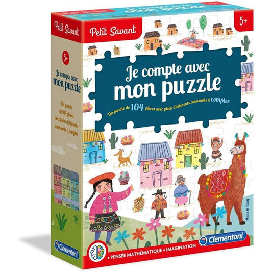 Clementoni – Coffret Puzzle & Compter : Apprendre les Nombres en Jouant
