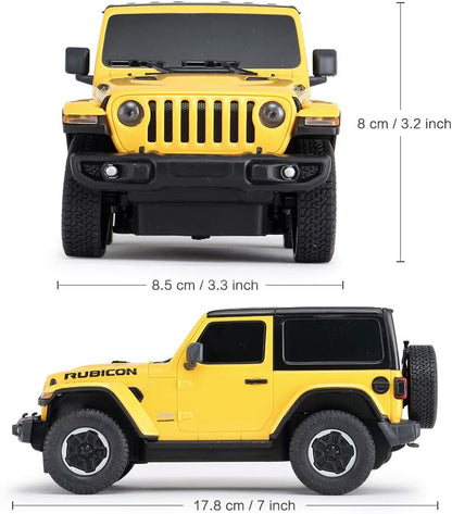 RASTAR- jeep rubicon jaune