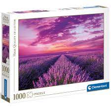 CLEMENTONI- puzzle 1000 pièces champ de lavande