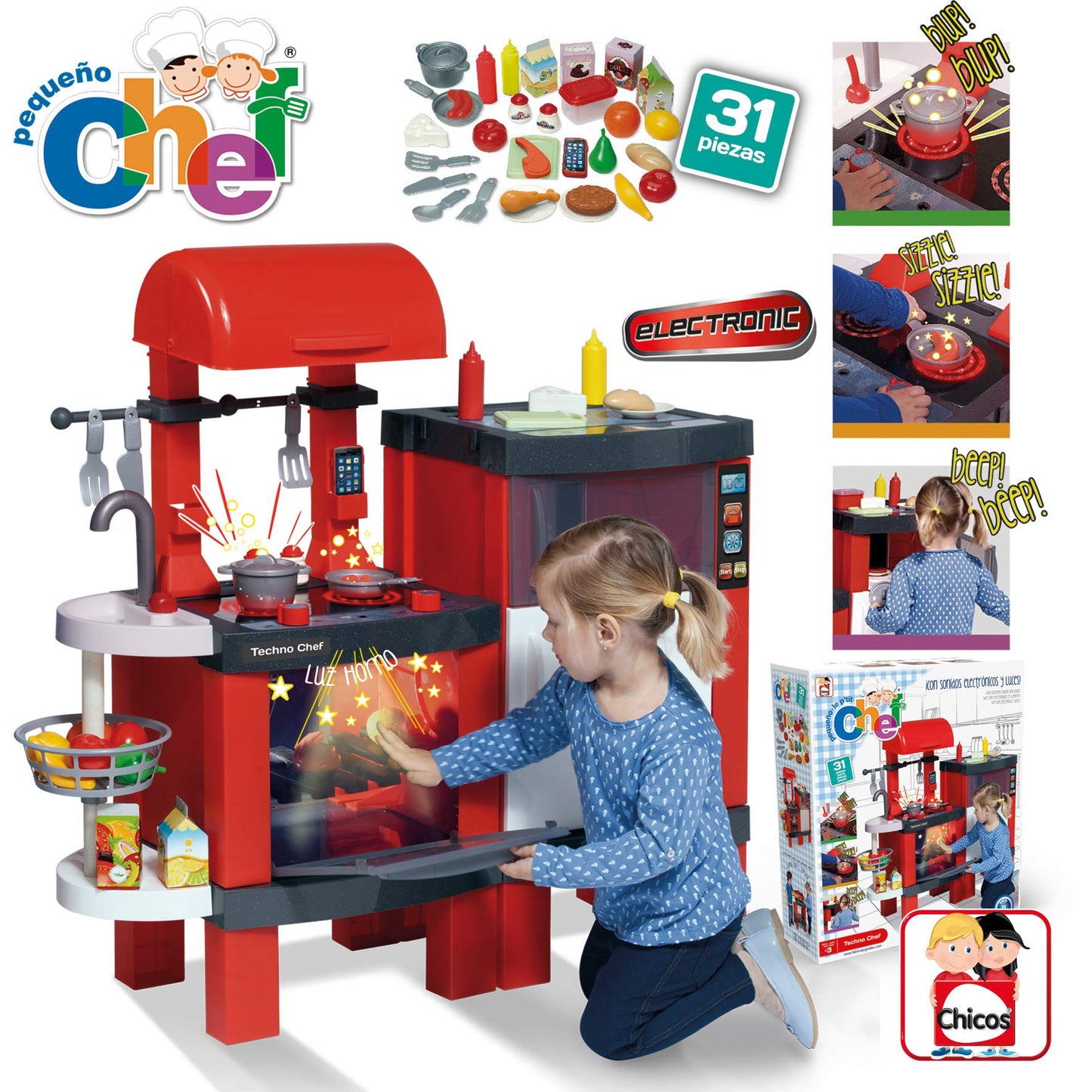 Chicos – Le P’tit Chef – Cuisine & Jeu d’Imitation pour Enfants
