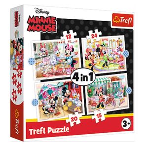 TREFL- puzzle 4en1 Mickey et ses amis