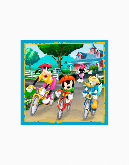 TREFL- puzzle 3en1 Mickey Mouse and friends