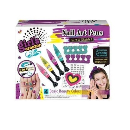 Set Nail Art Pens – Kit de Manucure & Création Ongles pour Enfants