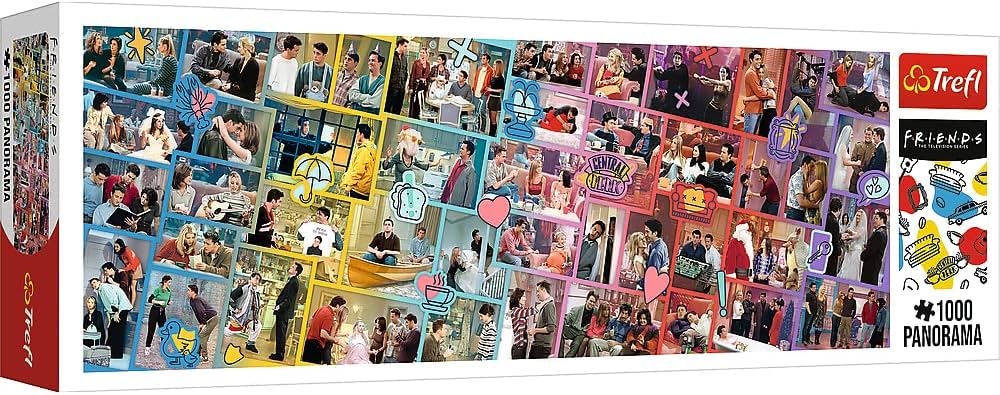 TREFL- puzzles 1000 pièces panorama image friends
