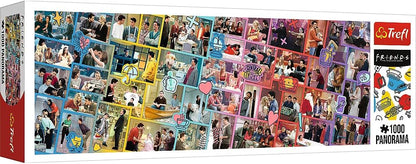 TREFL- puzzles 1000 pièces panorama image friends