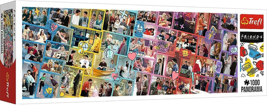 TREFL- puzzles 1000 pièces panorama image friends