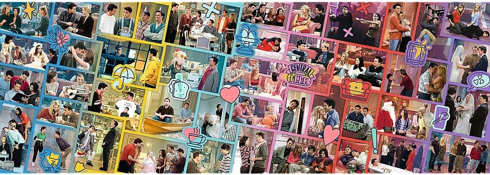 TREFL- puzzles 1000 pièces panorama image friends