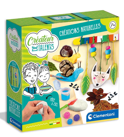 Clementoni – Créations Naturelles : Kit Pâte à Sel & Loisirs Créatifs Enfants