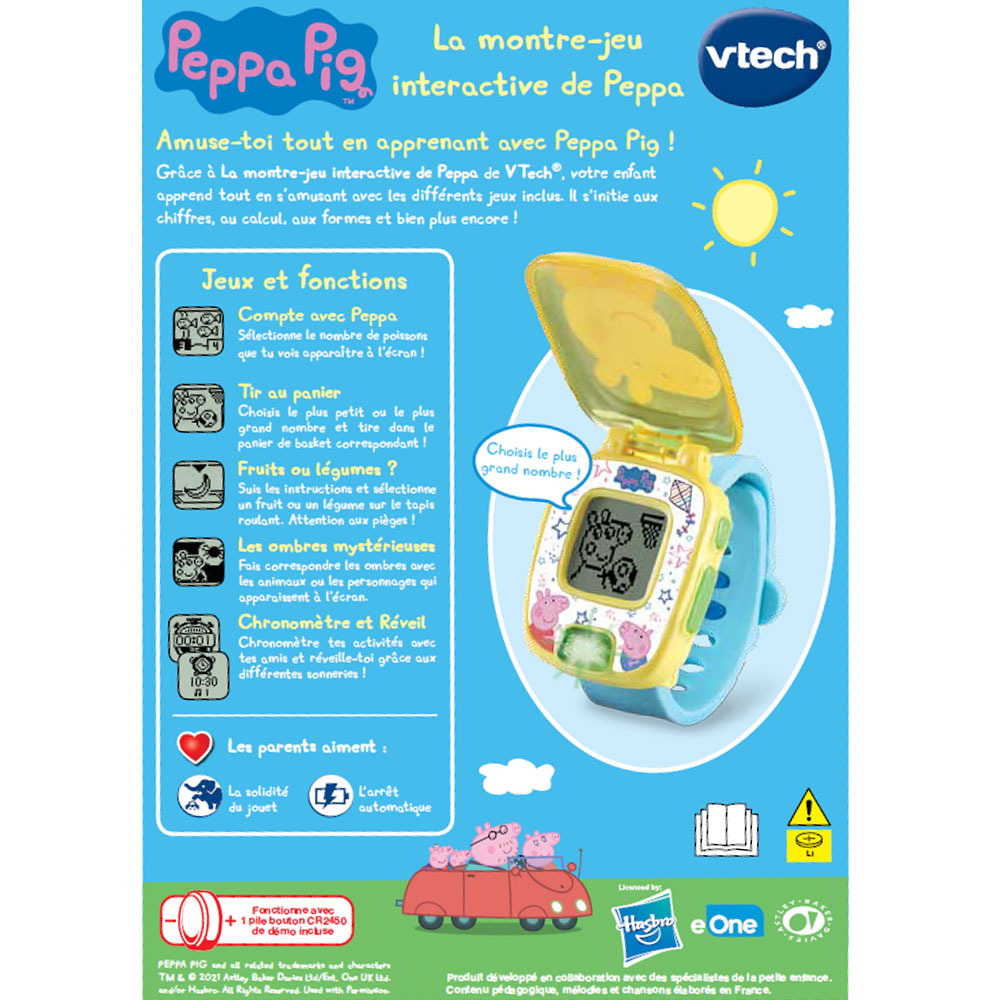 vtech- la montre-jeu interactif peppa pig