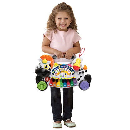 vtech- piano zebre jungle rock 4en1