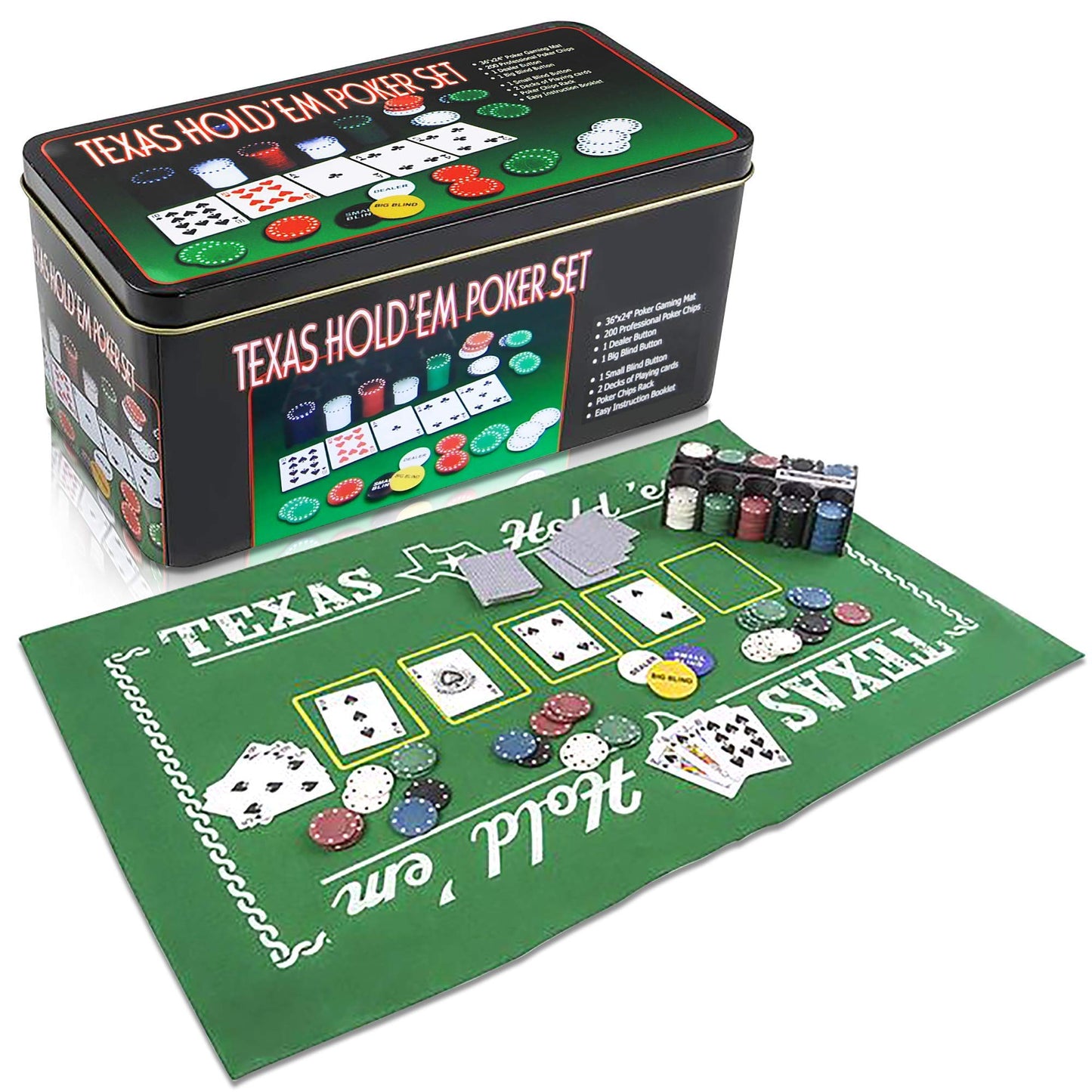 TEXAS HOLD'EM poker set