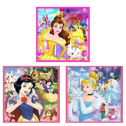 TREFL- puzzle 3en1 disney princess