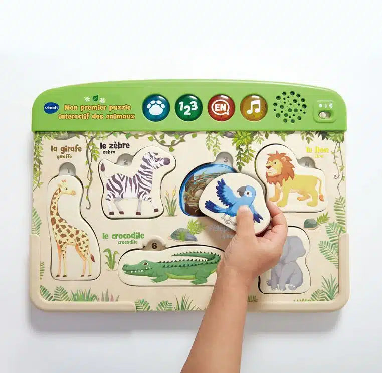 vtech-mon premier. puzzle interactif des animaux