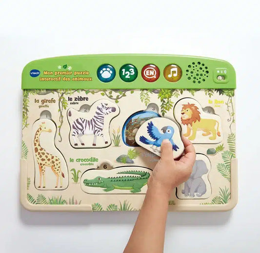 vtech-mon premier. puzzle interactif des animaux