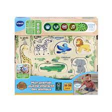 vtech-mon premier. puzzle interactif des animaux
