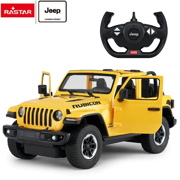 RASTAR- jeep rubicon jaune