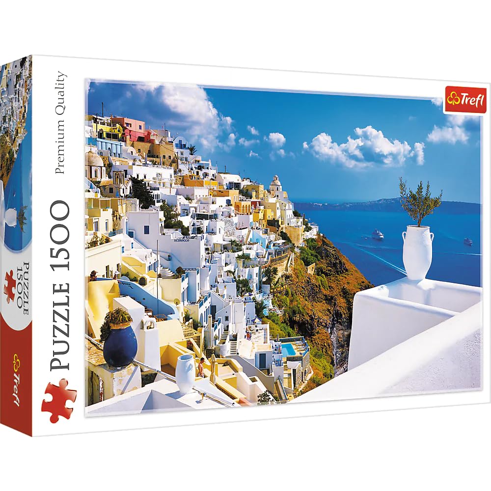 TREFL- puzzle 1500 pièces Santorini