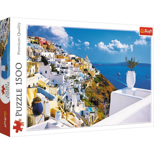 TREFL- puzzle 1500 pièces Santorini