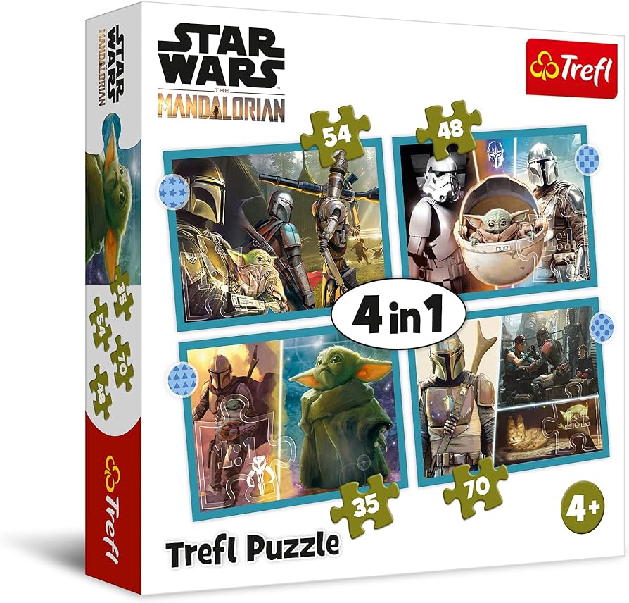 TREFL- puzzle 4en1 StarWar Mandalorian